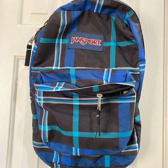 jansport backpack blue plaid Jansport | Accessories | Jansport Backpack